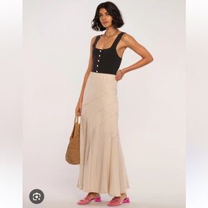 Heartloom Cream Maxi Skirt